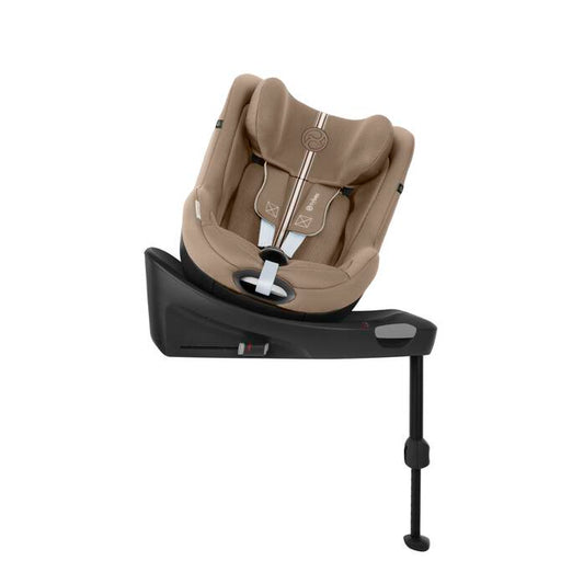 כסא בטיחות Sirona Gi i-Size עם SensorSafe כולל בסיס אינטגרלי קבוע לרכב Almond Beige
