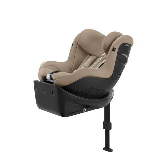 כסא בטיחות Sirona Gi i-Size עם SensorSafe כולל בסיס אינטגרלי קבוע לרכב Almond Beige