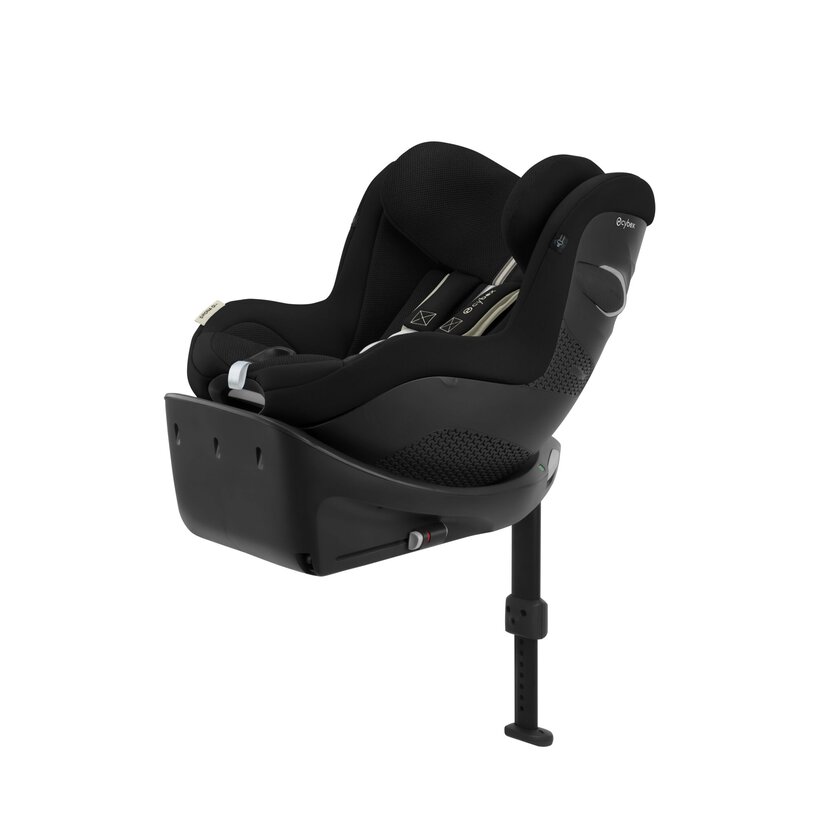 כסא בטיחות Sirona Gi i-Size עם SensorSafe שחור כולל בסיס אינטגרלי קבוע לרכב