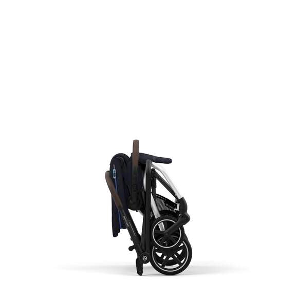 עגלת טיולון Eezy S Twist +2 כחול dark blue שלדה כסופה
