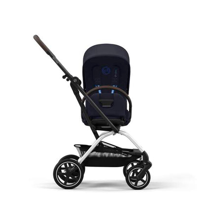 עגלת טיולון Eezy S Twist +2 כחול dark blue שלדה כסופה