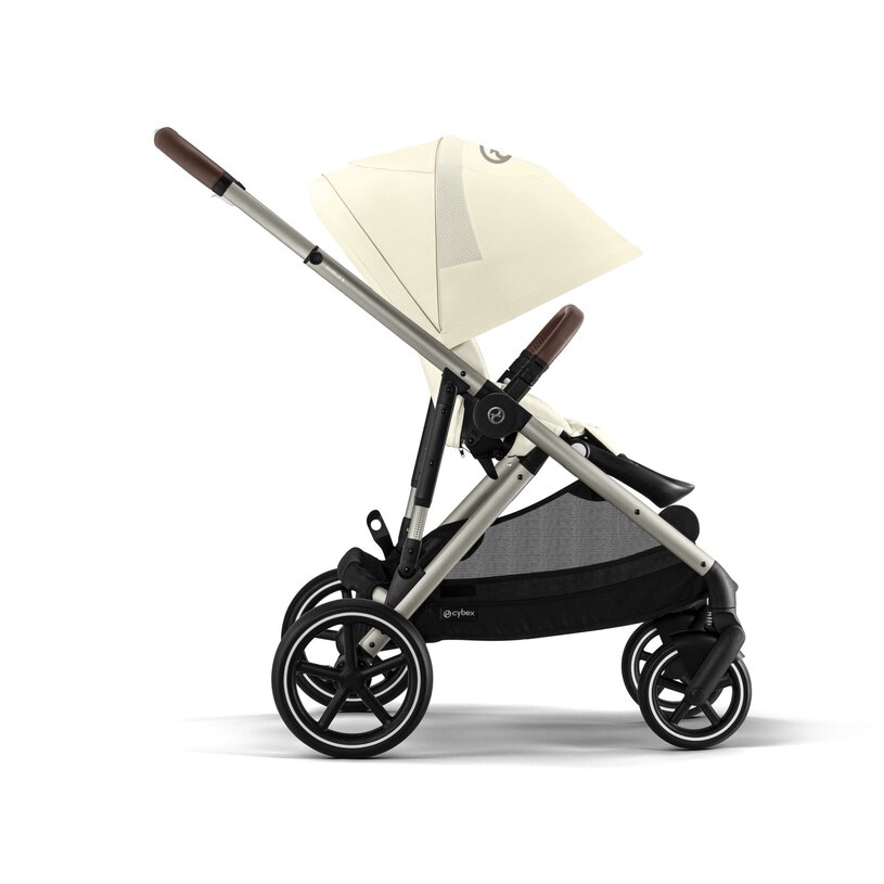 עגלת תינוק לתאומים / אחים Gazelle S2 שמנת Seashell Beige