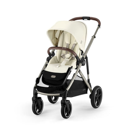 עגלת תינוק לתאומים / אחים Gazelle S2 שמנת Seashell Beige