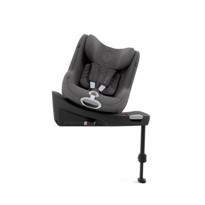 כסא בטיחות Sirona Ti עם SensorSafe כולל בסיס קבוע לרכב בצבע אפור Mirage Grey PLUS
