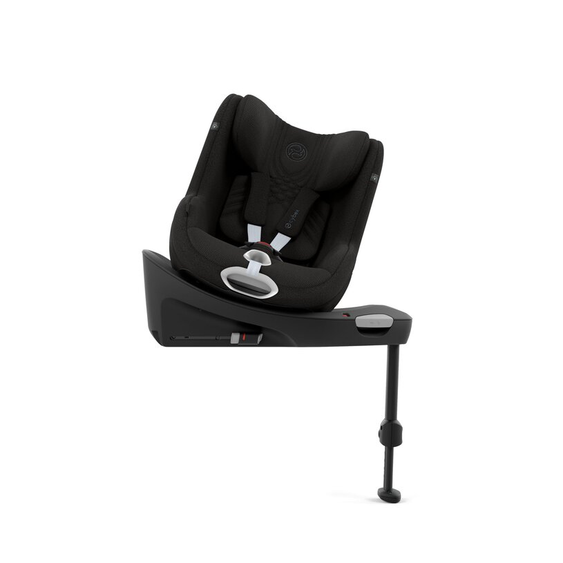 כסא בטיחות Sirona Ti עם SensorSafe כולל בסיס קבוע לרכב בצבע שחור Sepia Black PLUS
