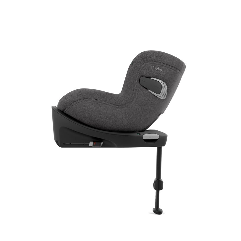כסא בטיחות Sirona Ti עם SensorSafe כולל בסיס קבוע לרכב בצבע אפור Mirage Grey PLUS