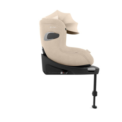 כסא בטיחות Sirona Ti עם SensorSafe כולל בסיס קבוע לרכב בצבע בז' Cozy Beige PLUS