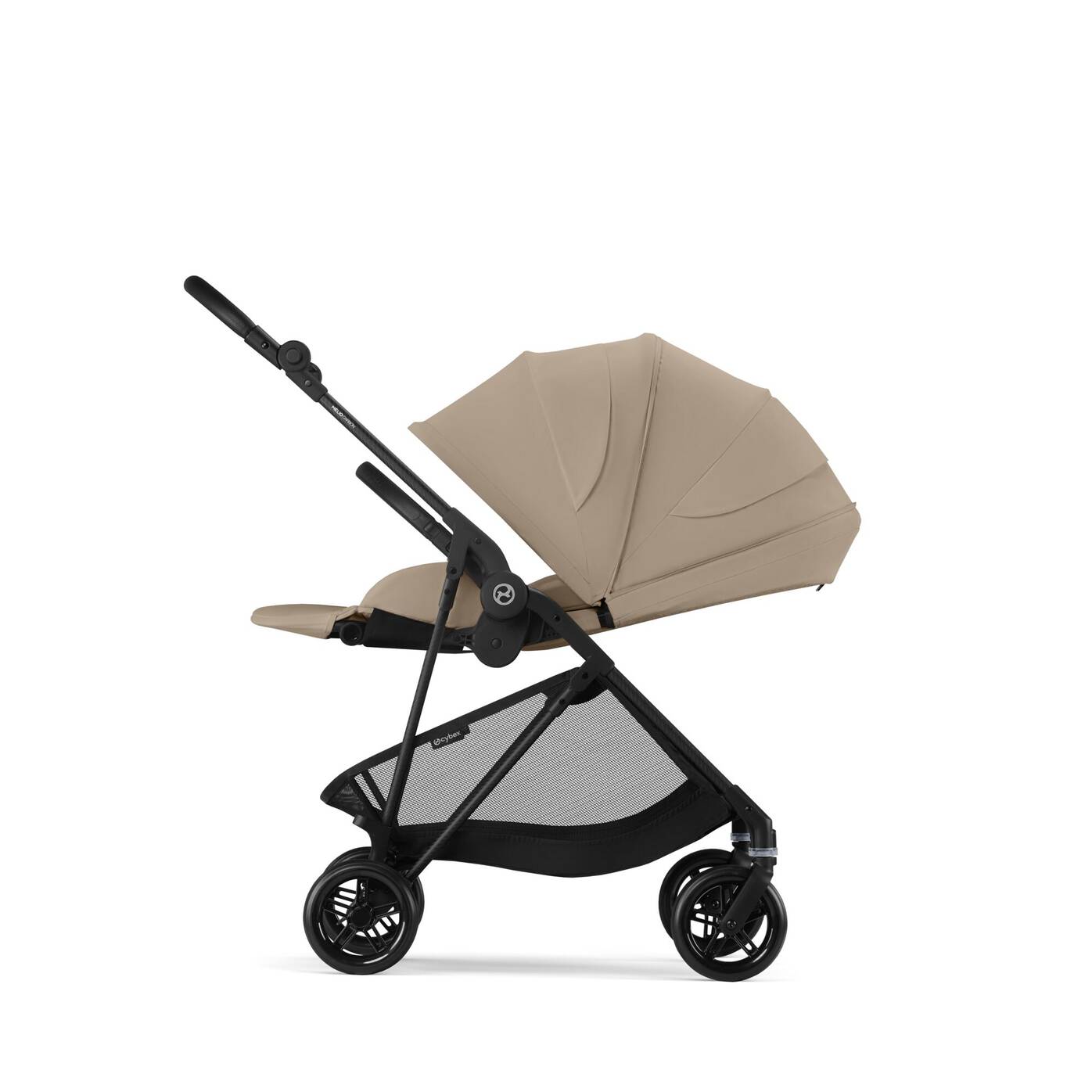 עגלת תינוק משולבת Melio 3 Carbon Almond Beige בצבע בז'