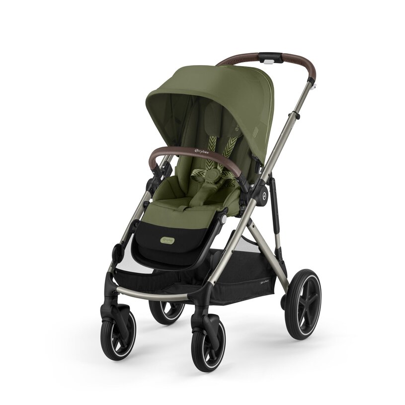 עגלת תינוק לתאומים / אחים Gazelle S2 ירוק Moss Green