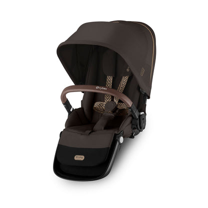 עגלת תינוק לתאומים / אחים Gazelle S2 חום Chocolate Brown