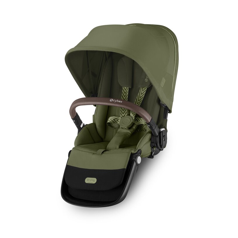 עגלת תינוק לתאומים / אחים Gazelle S2 ירוק Moss Green