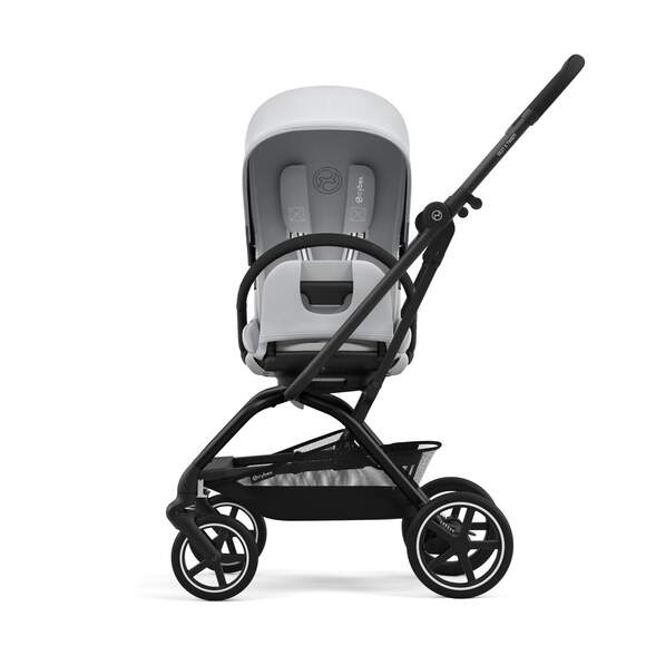 עגלת טיולון Eezy S Twist +2 אפור Fog Grey שלדה שחורה