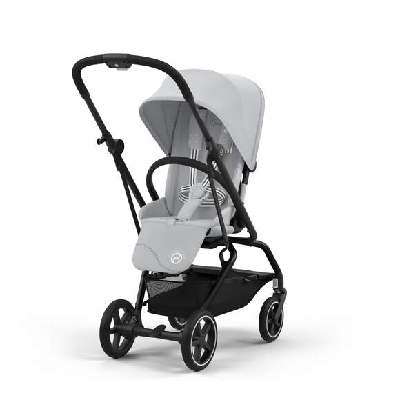 עגלת טיולון Eezy S Twist +2 אפור Fog Grey שלדה שחורה