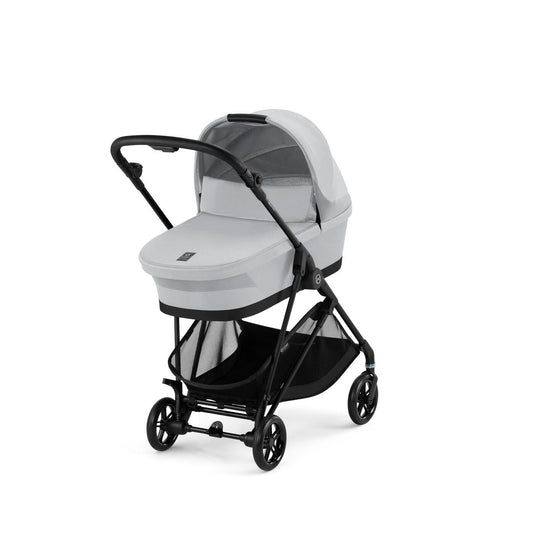 עגלת תינוק משולבת Melio 3 Carbon Fog Grey בצבע אפור