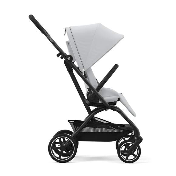 עגלת טיולון Eezy S Twist +2 אפור Fog Grey שלדה שחורה