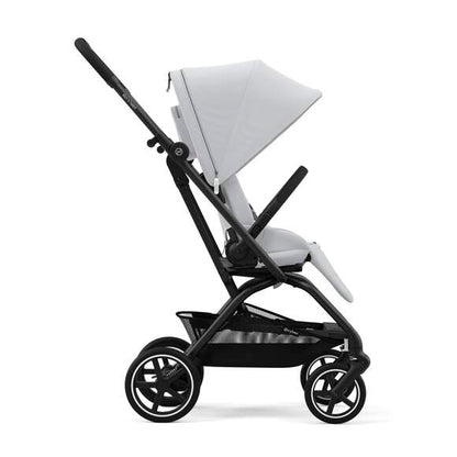 עגלת טיולון Eezy S Twist +2 אפור Fog Grey שלדה שחורה