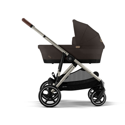 עגלת תינוק לתאומים / אחים Gazelle S2 חום Chocolate Brown