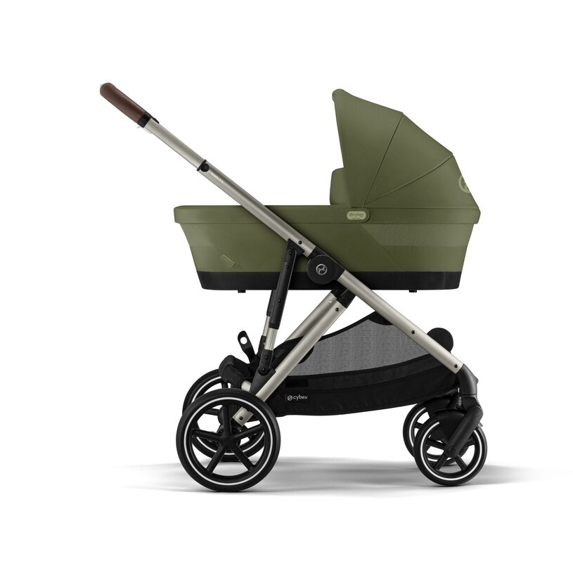 עגלת תינוק לתאומים / אחים Gazelle S2 ירוק Moss Green
