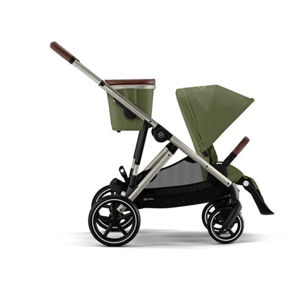 עגלת תינוק לתאומים / אחים Gazelle S2 ירוק Moss Green