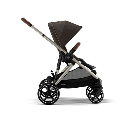 עגלת תינוק לתאומים / אחים Gazelle S2 חום Chocolate Brown
