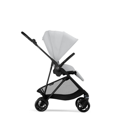 עגלת תינוק משולבת Melio 3 Carbon Fog Grey בצבע אפור