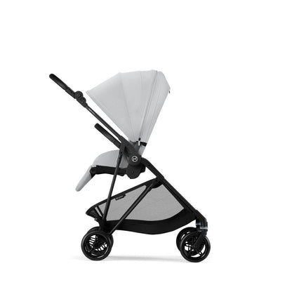 עגלת תינוק משולבת Melio 3 Carbon Fog Grey בצבע אפור