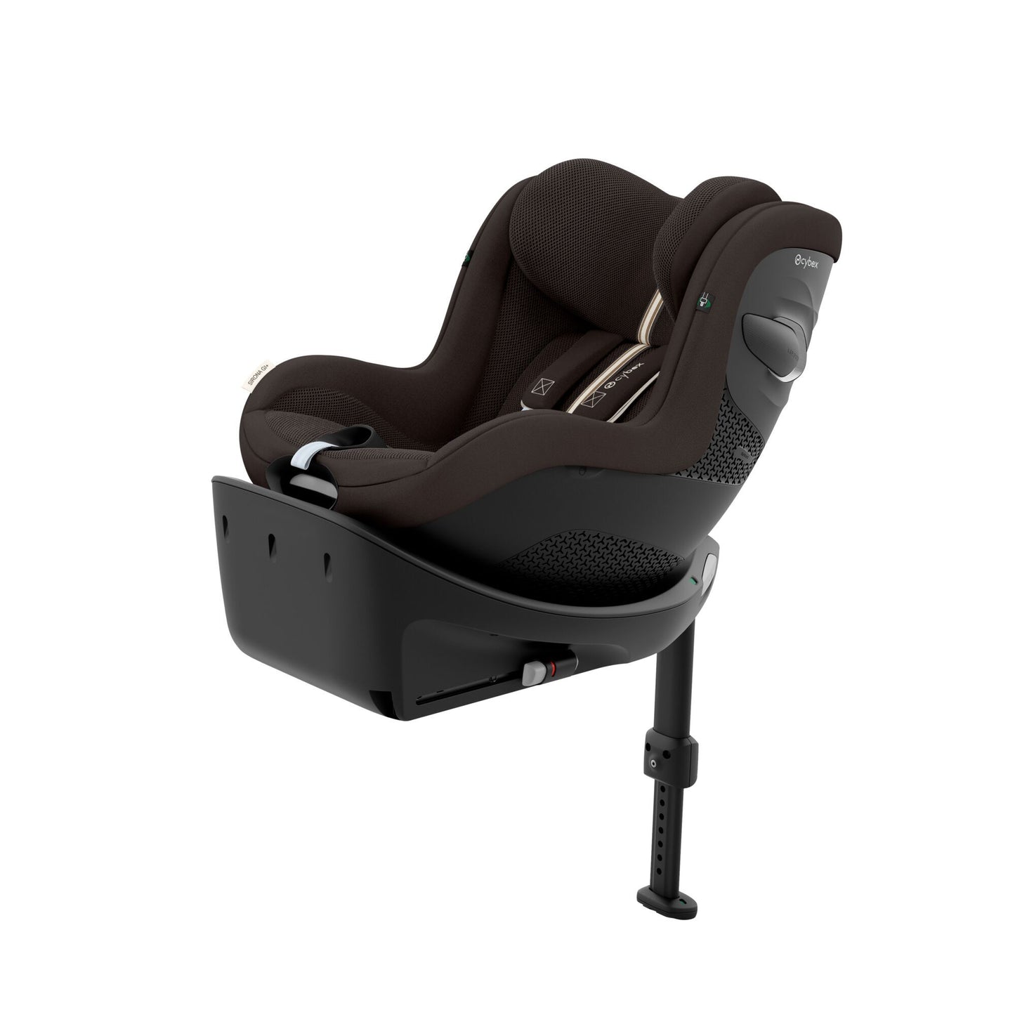 כסא בטיחות Sirona Gi i-Size כולל בסיס אינטגרלי קבוע לרכב Chocolate Brown