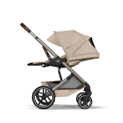 Balios TS6 עגלת תינוק בצבע Almond Beige עם סלקל Cloud G