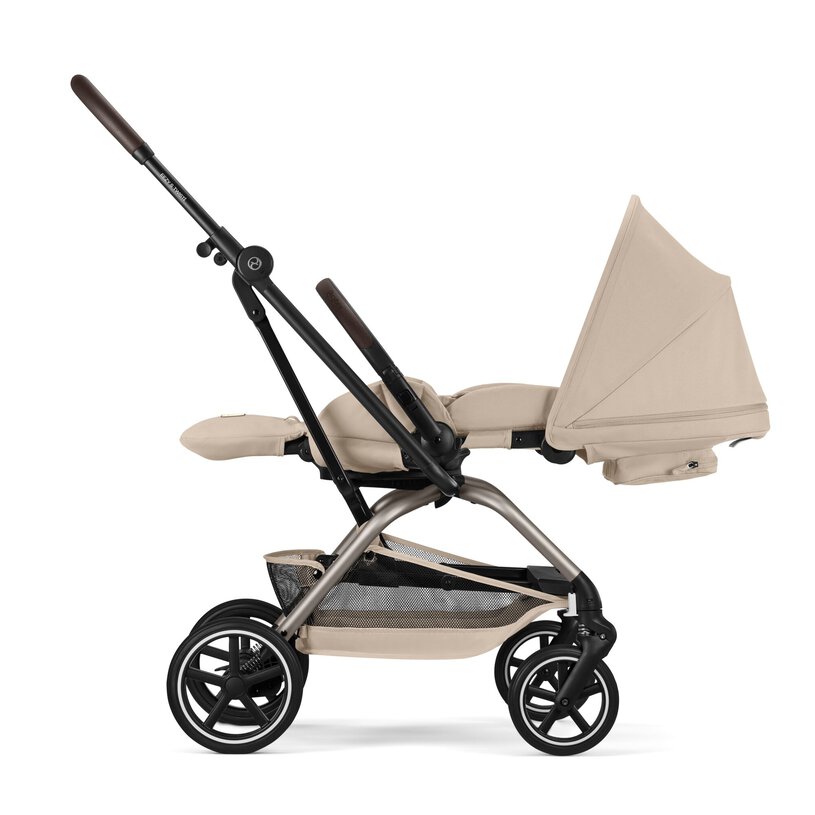 עגלת טיולון Eezy S Twist +2 בז' Almond Beige