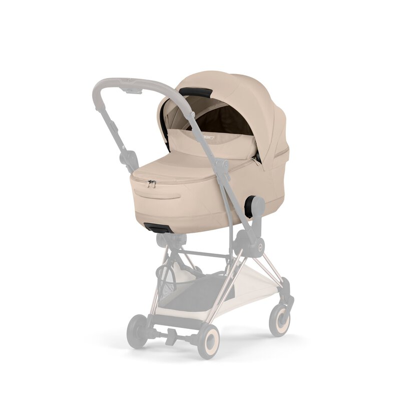 Coya 2 שחור מט Cozy Beige עם עריסה