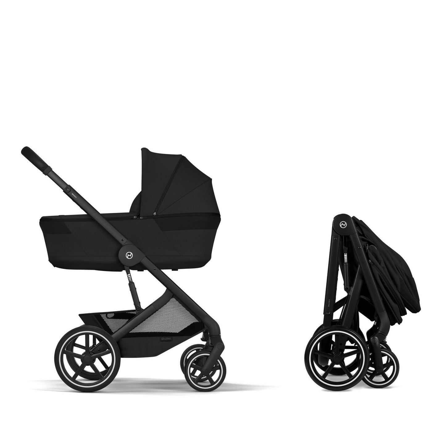 Balios TS6 עגלת תינוק בצבע Moon Black עם סלקל Cloud G