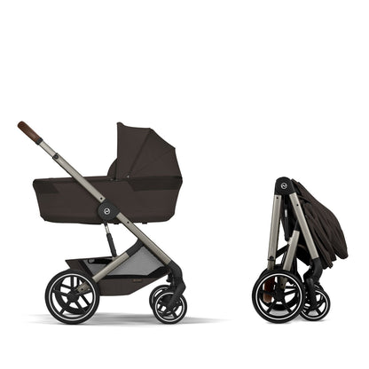 Balios TS6 עגלת תינוק בצבע Chocolate Brown עם סלקל Cloud G