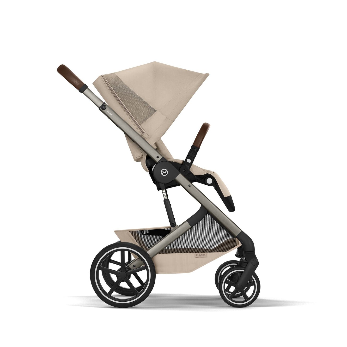 Balios TS6 עגלת תינוק בצבע Almond Beige עם סלקל Cloud G