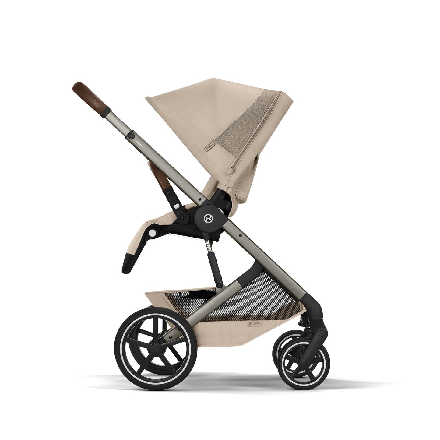 Balios TS6 עגלת תינוק בצבע Almond Beige עם סלקל Cloud G