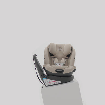 כסא בטיחות Callisto G 360 עם בסיס משולב ומערכת SensorSafe בצבע אפור Stone Grey