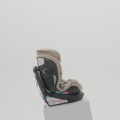 כסא בטיחות Callisto G 360 עם בסיס משולב ומערכת SensorSafe בצבע אפור Stone Grey