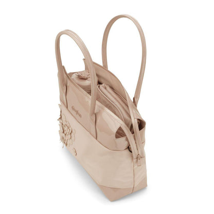 תיק החלפה מעוצב מסדרת CAPSULE בעיצוב Simply Flowers Nude Beige